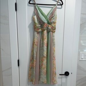 Asos Elegant Floral Multicolor Dress